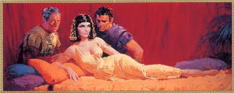 Richard Burton and Elizabeth Taylor as Anthony & Cleopatra